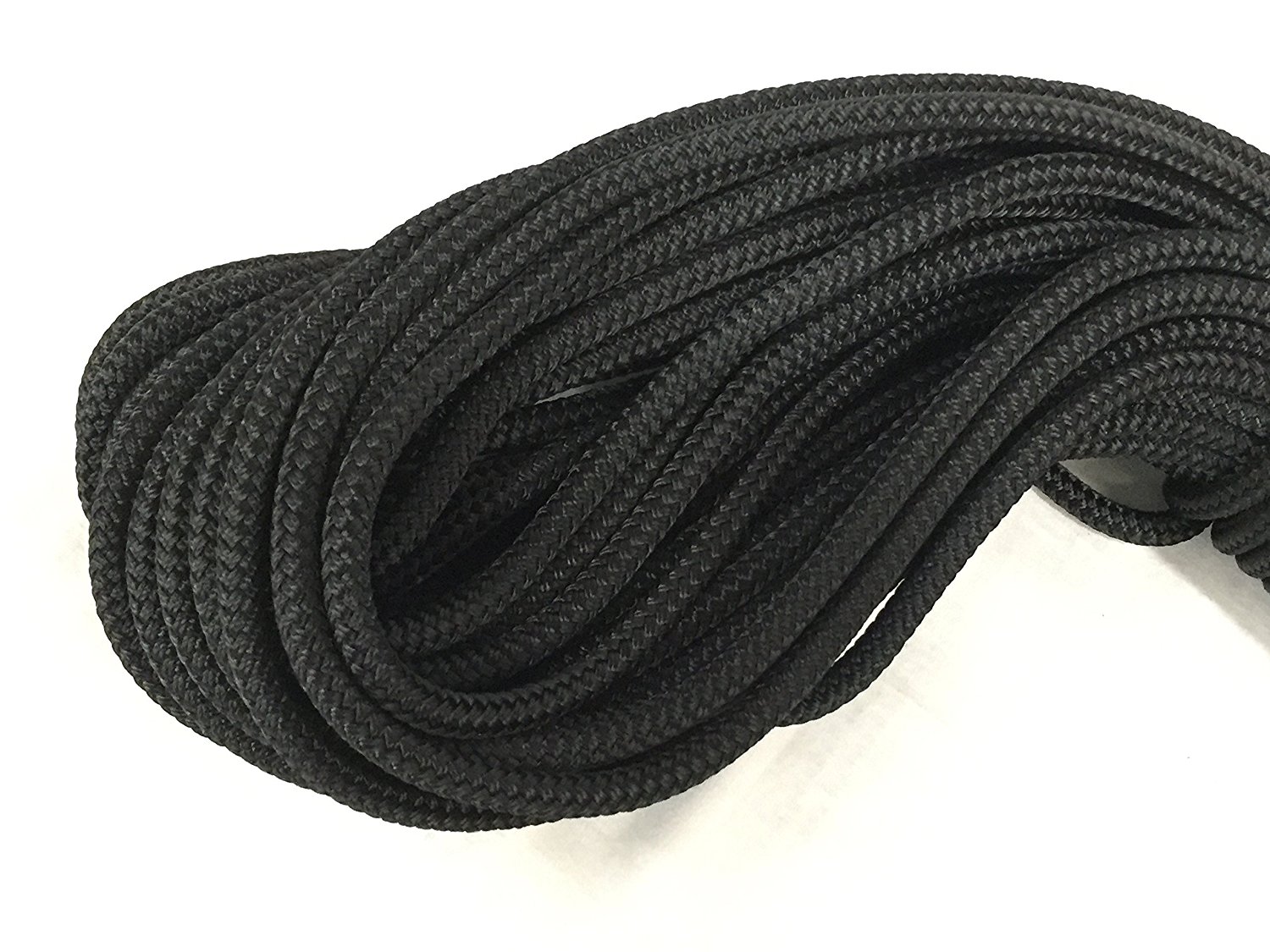 Valley Rope 1/4 Premium Double-Yacht Braid Polyester Rope Made in The U.S.A. Sailboat Rigging Line 