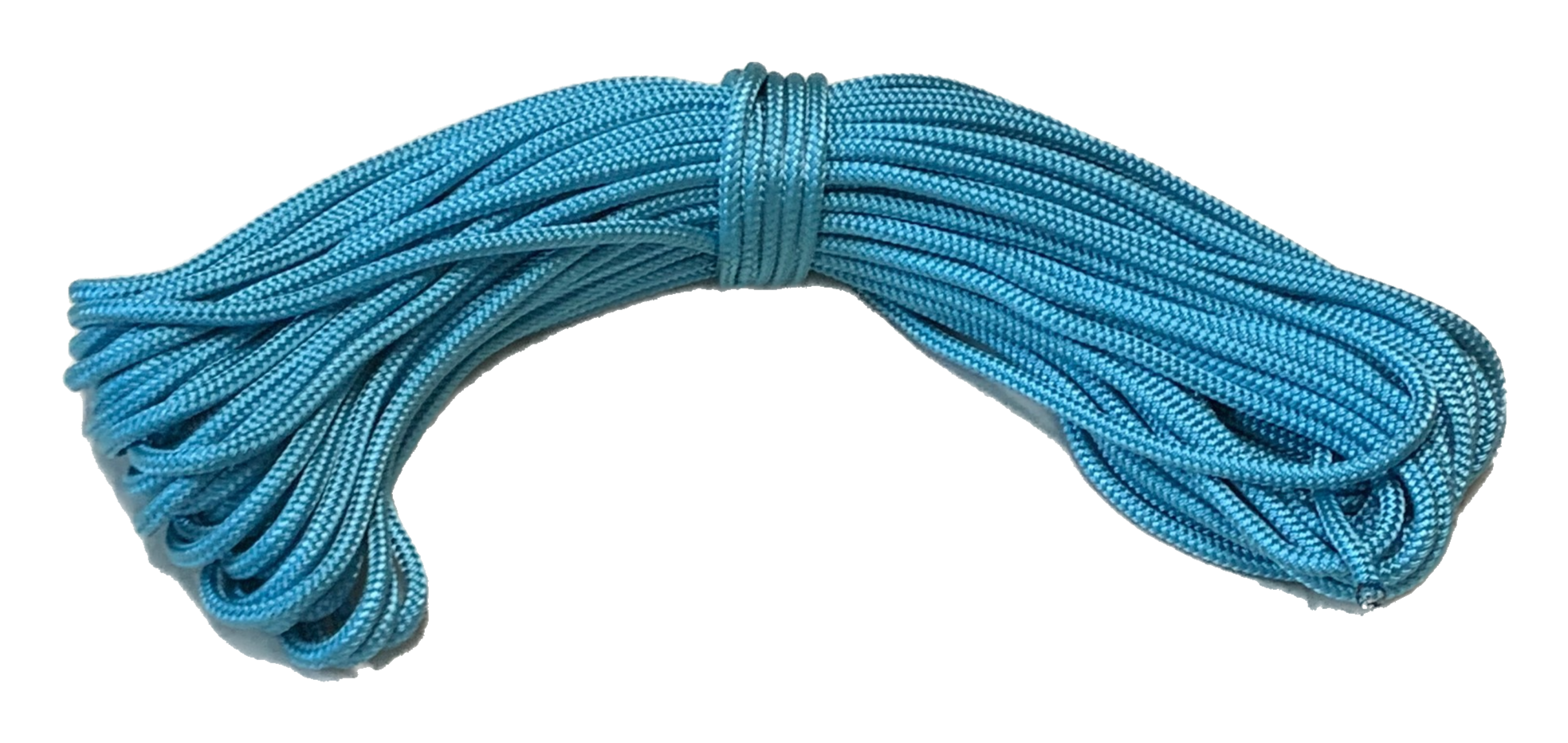 Burgundy Double Braid-Yacht Braid polyester rope hank 1/4 x 150 ft 